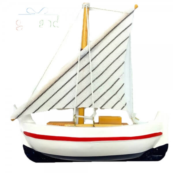 ξύλινη-βάρκα-μαγνητάκι-12cm-giftland