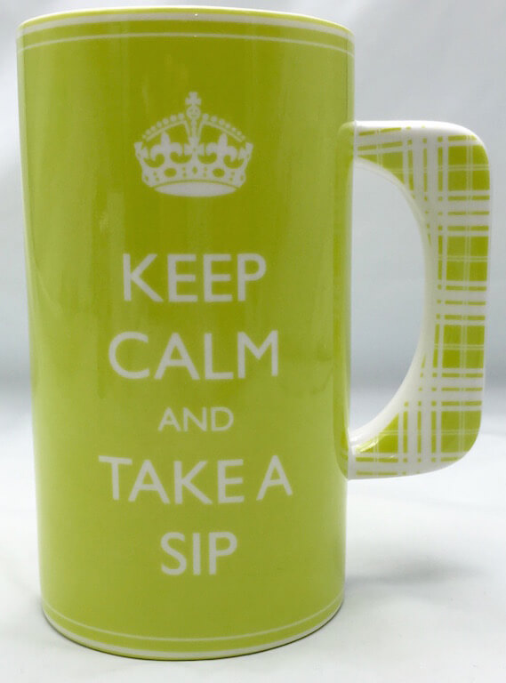 Πορσελάνινη κούπα "Keep Calm and Take a Sip"-7836