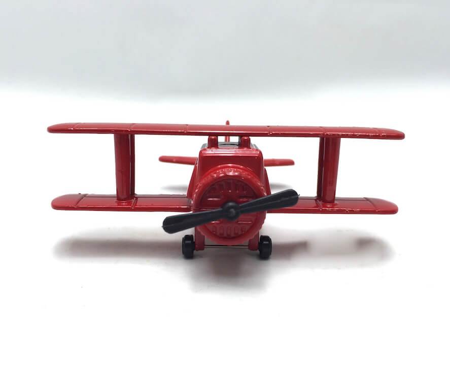 Ξύστρα μινιατούρα διπλάνο κόκκινο-9906