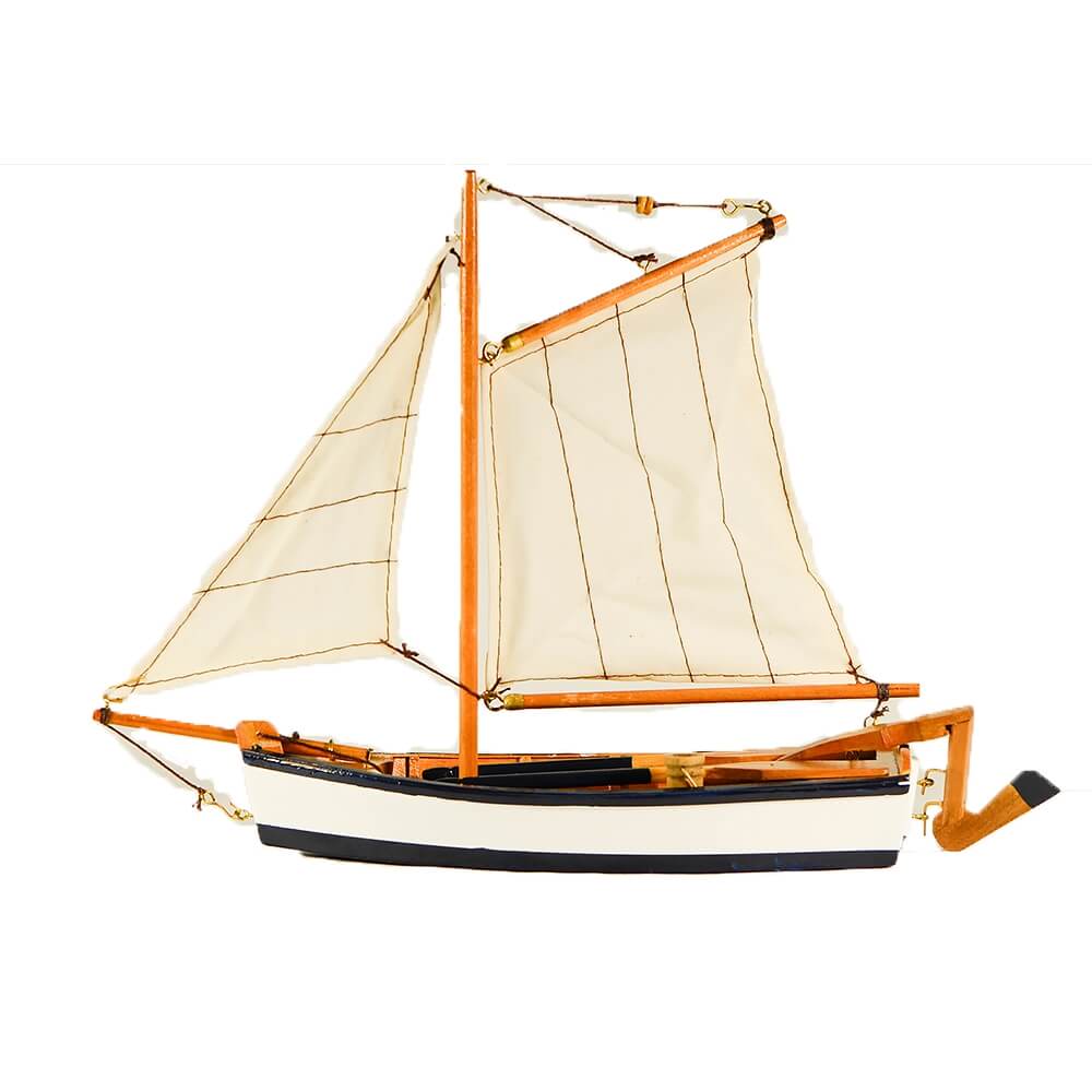 ξύλινη-διακοσμητική-βάρκα-πανί-28cm-giftland