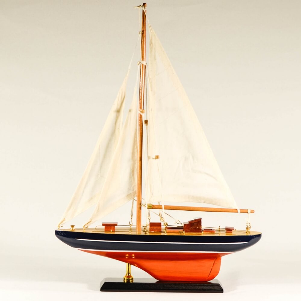 Ξύλινο Διακοσμητικό Καράβι Ιστιοπλοικό 30cm-12815