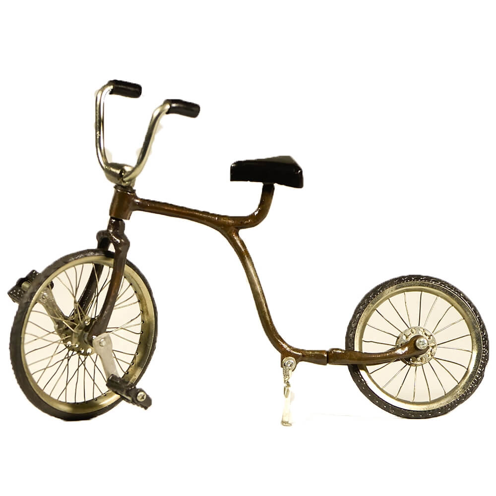 vintage-μπρονζέ-ακροβατικό-μεταλλικό-ποδήλατο-μινιατούρα-giftland
