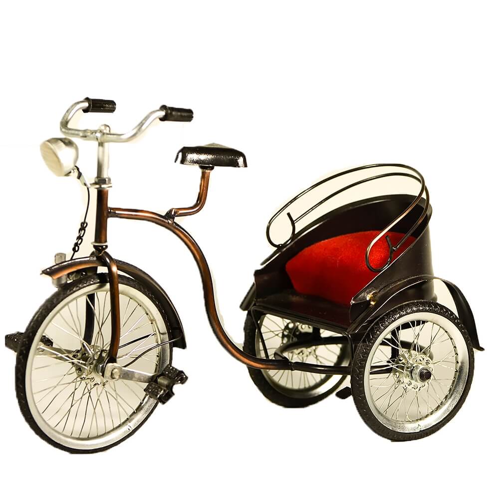 vintage-μπρονζέ-τρίκυκλο-μεταλλικό-ποδήλατο-άμαξα-μινιατούρα-giftland