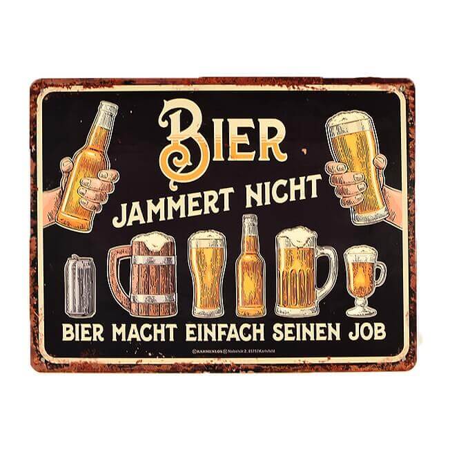 vintage-μεταλλικό-πινακάκι-μπύρα-bier-33cm-giftland