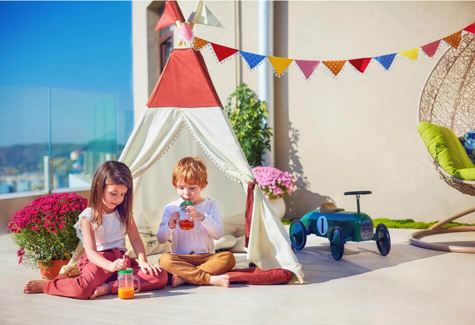Διαμόρφωση Μπαλκονιού για Παιδιά - Φτάξτε μια cozy γωνιά για τα παιδιά σας - Giftland
