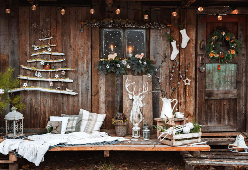 Διακοσμήστε τον κενό τοίχο στο μπαλκόνι - Χριστουγεννιάτικη Διακόσμηση Μπαλκονιού - Giftland